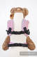 Doll Carrier made of woven fabric (100% cotton) - LITTLE LOVE - HAZE (grade B) #babywearing