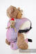 Doll Carrier made of woven fabric (100% cotton) - LITTLE LOVE - HAZE #babywearing