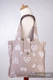 Shoulder bag made of wrap fabric (84% cotton, 16% linen) - SWEETHEART BEIGE & CREME - standard size 37cmx37cm #babywearing