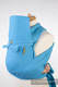 MEI-TAI carrier Toddler, diamond weave - 100% cotton - with hood, Turquoise Diamond #babywearing