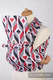 Mei Tai carrier Mini with hood/ jacquard twill / 100% cotton / QUEEN OF HEARTS #babywearing