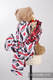 Żakardowa chusta dla lalek, 100% bawełna - KRÓLOWA SERC (drugi gatunek) #babywearing