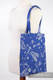 Shopping bag made of wrap fabric (100% cotton) - DRAGONFLY BLUE & WHITE #babywearing