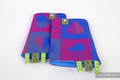 Drool Pads & Reach Straps Set, (60% cotton, 40% polyester) - HEARTBEAT - CHLOE (grade B) #babywearing