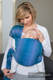 Baby Wrap, Jacquard Weave (100% cotton) - LITTLE LOVE - OCEAN - size XL (grade B) #babywearing