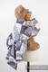 Żakardowa chusta dla lalek, 100% bawełna - SREBRZYSTY MOTYL #babywearing