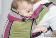Ensemble protège bretelles et sangles pour capuche (60% coton, 40% polyester) LIME KHAKI #babywearing