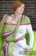 Baby Sling, Broken Twill Weave - Lime & Khaki - size S #babywearing