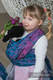 Żakardowa chusta dla lalek, 100% bawełna - DRZEWO MARZEŃ BŁĘKIT Z RÓŻEM (drugi gatunek) #babywearing