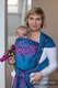 Żakardowa chusta do noszenia dzieci, bawełna - DRZEWO MARZEŃ BŁĘKIT Z RÓŻEM - rozmiar XS #babywearing