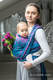 Żakardowa chusta do noszenia dzieci, bawełna - DRZEWO MARZEŃ BŁĘKIT Z RÓŻEM - rozmiar M #babywearing