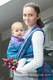 Baby Wrap, Jacquard Weave (100% cotton) - DREAM TREE BLUE & PINK - size M (grade B) #babywearing