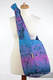 Hobo Bag made of woven fabric, 100% cotton - DREAM TREE BLUE & PINK #babywearing