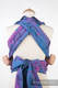 Mei Tai carrier Mini with hood/ jacquard twill / 100% cotton /  DREAM TREE BLUE & PINK #babywearing