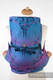 Mei Tai carrier Mini with hood/ jacquard twill / 100% cotton /  DREAM TREE BLUE & PINK #babywearing