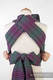 Mei Tai carrier Toddler with hood/ jacquard twill / 100% cotton /  LITTLE LOVE - ORCHID #babywearing