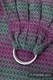 Żakardowa chusta kółkowa do noszenia dzieci, bawełna - LITTLE LOVE - ORCHIDEA - long 2.1m #babywearing