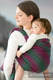 Żakardowa chusta kółkowa do noszenia dzieci, bawełna - LITTLE LOVE - ORCHIDEA - long 2.1m #babywearing