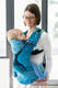 Ergonomic Carrier, Toddler Size, jacquard weave 100% cotton - BLUE PRINCESSA, Second Generation #babywearing