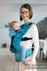 Nosidełko Ergonomiczne z tkaniny żakardowej 100% bawełna , Baby Size, BŁĘKITNA KSIĘŻNICZKA #babywearing