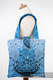 Shoulder bag made of wrap fabric (100% cotton) - BLUE PRINCESSA - standard size 37cmx37cm #babywearing