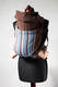 Nosidełko dla dzieci MEI-TAI, bawełna	skośno-krzyżowa, z kapturkiem #babywearing