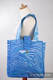 Shoulder bag made of wrap fabric (100% cotton) - BLUE WAVES 2.0 - standard size 37cmx37cm #babywearing