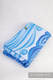 Baby Wrap, Jacquard Weave (100% cotton) - BLUE WAVES 2.0 - size M #babywearing