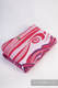 Baby Wrap, Jacquard Weave (100% cotton) - MAROON WAVES - size L #babywearing