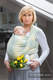 Baby Wrap, Jacquard Weave (100% cotton) - LITTLE LOVE - GOLDEN TULIP - size M #babywearing