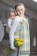 Żakardowa chusta do noszenia dzieci, 100% bawełna - LITTLE LOVE - ZŁOTY TULIPAN - rozmiar M #babywearing