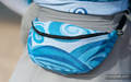 Waist Bag made of woven fabric, (100% cotton) - BLUE WAVES 2.0 #babywearing