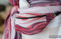 Waist Bag made of woven fabric, (100% cotton) - MAROON WAVES #babywearing