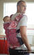 Porte-bébé ergonomique, taille toddler, jacquard 100 % coton, MARON WAVES - Deuxième génération #babywearing