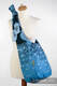 Hobo Bag made of woven fabric, 100% cotton - BLUE PRINCESSA #babywearing