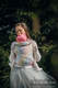WRAP-TAI portabebé Mini con capucha/ jacquard sarga/60% algodón, 28% lana merino, 8% seda, 4% cachemir/ LITTLE LOVE - DAZZLE (grado B) #babywearing
