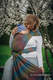 Baby Wrap, Jacquard Weave (60%  cotton, 28% Merino wool, 8% silk, 4% cashmere) - LITTLE LOVE - DELIGHT- size XL #babywearing