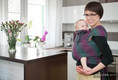 WRAP-TAI Tragehilfe Mini mit Kapuze/ Jacquardwebung / 100% Baumwolle / LITTLE LOVE ORCHID  #babywearing