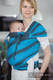 WRAP-TAI carrier Mini, broken-twill weave - 100% cotton - with hood, OCEAN DEPTH #babywearing