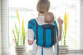 WRAP-TAI carrier Toddler, broken-twill weave - 100% cotton - with hood, OCEAN DEPTH #babywearing