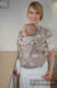 WRAP-TAI carrier Toddler with hood/ jacquard twill / 84% cotton 16% linen / SWEETHEART BEIGE & CREAM (grade B) #babywearing