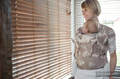WRAP-TAI carrier Toddler with hood/ jacquard twill / 84% cotton 16% linen / SWEETHEART BEIGE & CREAM #babywearing