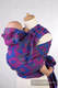 Nosidełko dla dzieci WRAP-TAI MINI, bawełna, splot żakardowy, z kapturkiem, BICIE SERCA - CHLOE #babywearing