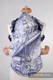 Ergonomic Carrier, Baby Size, jacquard weave 100% cotton - GALLEONS NAVY BLUE & WHITE - Second Generation #babywearing
