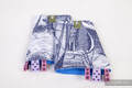Ensemble protège bretelles et sangles pour capuche (60% coton, 40% polyester) - GALLEONS BLEU MARINE & WHITE #babywearing