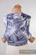 WRAP-TAI carrier Mini with hood/ jacquard twill / 100% cotton / GALLEONS NAVY BLUE & WHITE #babywearing