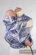 WRAP-TAI carrier Mini with hood/ jacquard twill / 100% cotton / GALLEONS NAVY BLUE & WHITE #babywearing