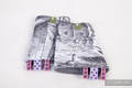 Ensemble protège bretelles et sangles pour capuche (60% coton, 40% polyester) - GALLEONS NOIR & WHITE #babywearing