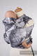 WRAP-TAI Tragehilfe Mini mit Kapuze/ Jacquardwebung / 100% Baumwolle / GALLEONS SCHWARZ & WEIß #babywearing