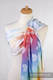 Bandolera de anillas, tejido Jacquard (100% algodón) - RAINBOW LACE REVERSE  - long 2.1m #babywearing
